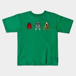 Bejeweled Bugs Kids T-Shirt